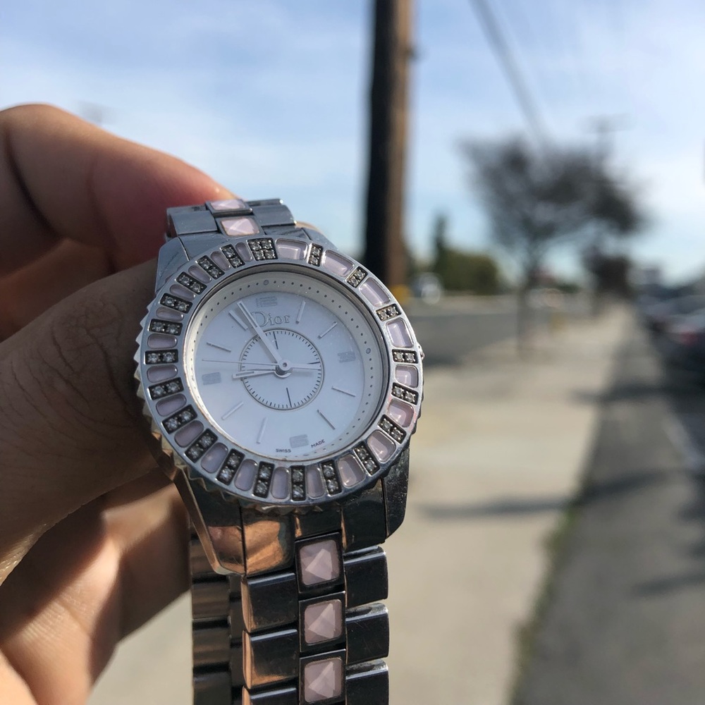 Dior Stainless Steel Diamond Christal Ladies watch